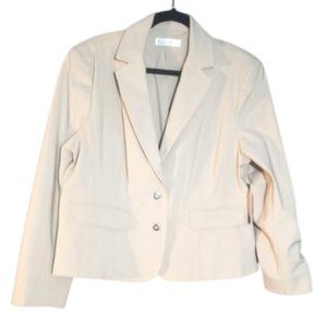 NY&Co Beige Tan Blazer Stretch
